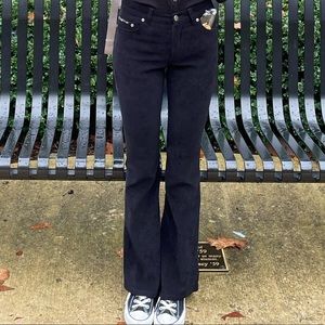 Lei Y2K Flare Mid Rise Pants